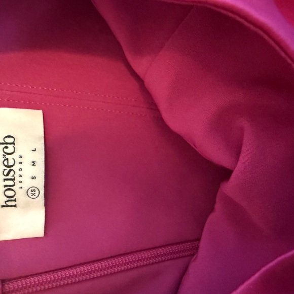 House of CB Pink Satin Slip Dress - Picture 5 of 6